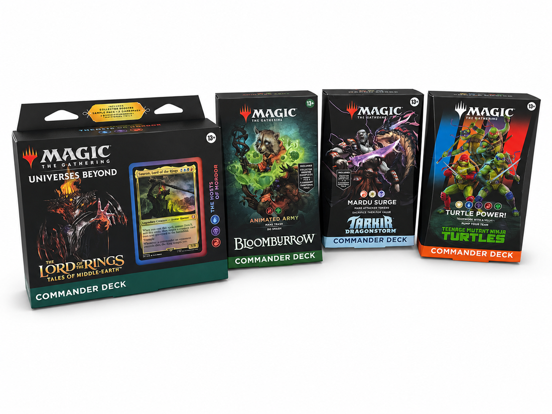 MTG Commander precon decks available in the UAE — sealed decks at PlayVault