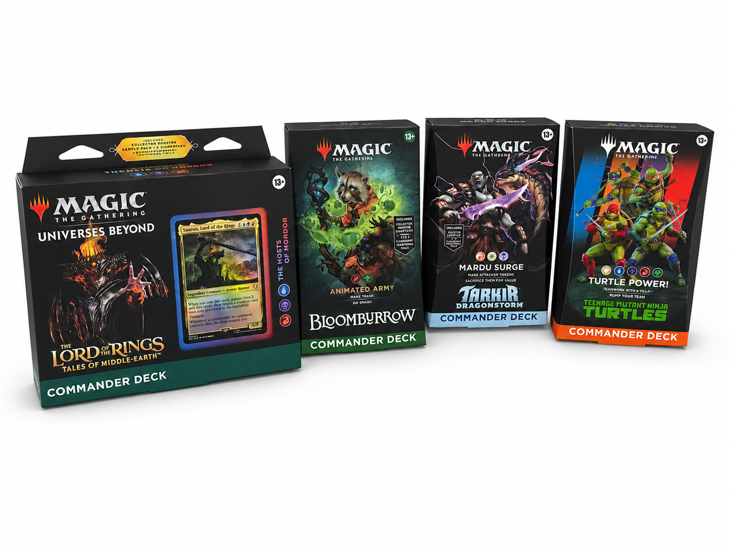 MTG Commander precon decks available in the UAE — sealed decks at PlayVault