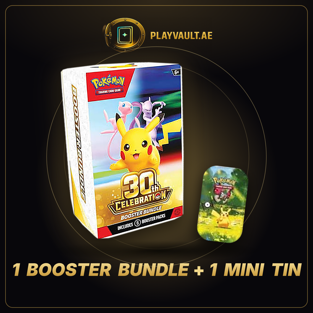 30th anniversary bundle (1 booster bundle + 1 mini tin)