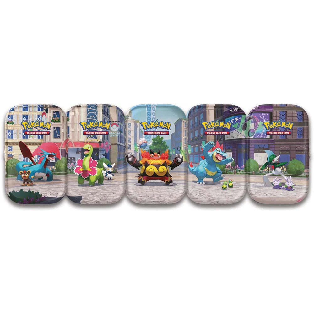 Pokémon TCG Lumiose City Mini Tin, factory sealed, random design — PlayVault UAE
