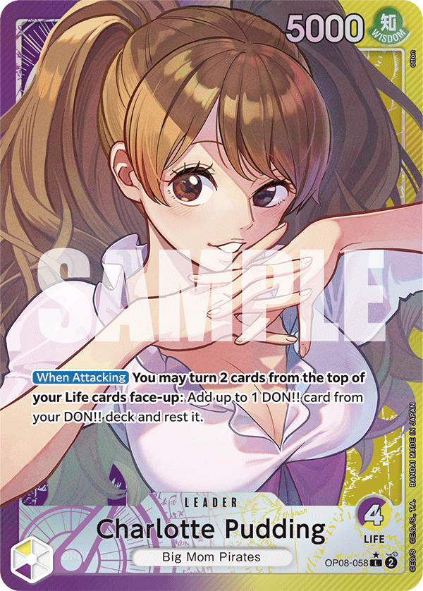 OP08-058 Charlotte Pudding Alt Art