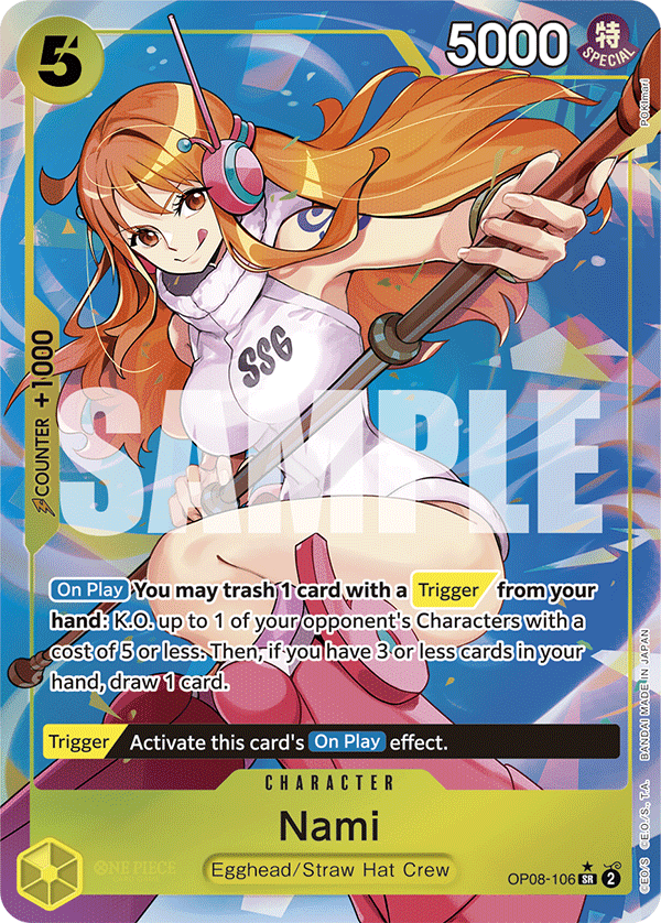 OP08-106 Nami Alt Art