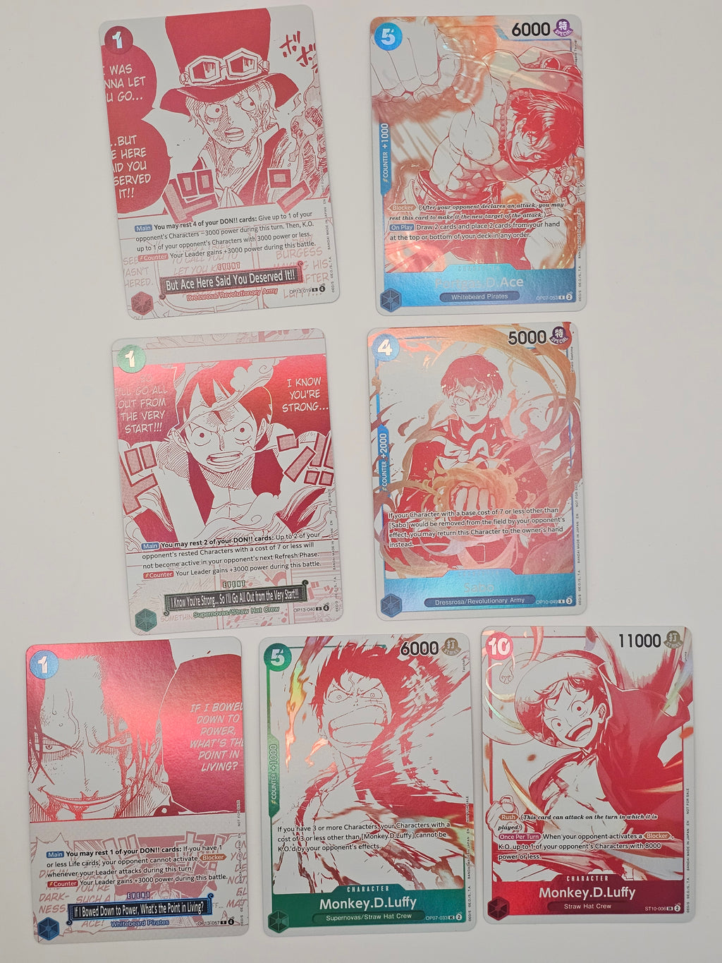 OP13 3rd Anniversary Treasure Pack 7 Cards
