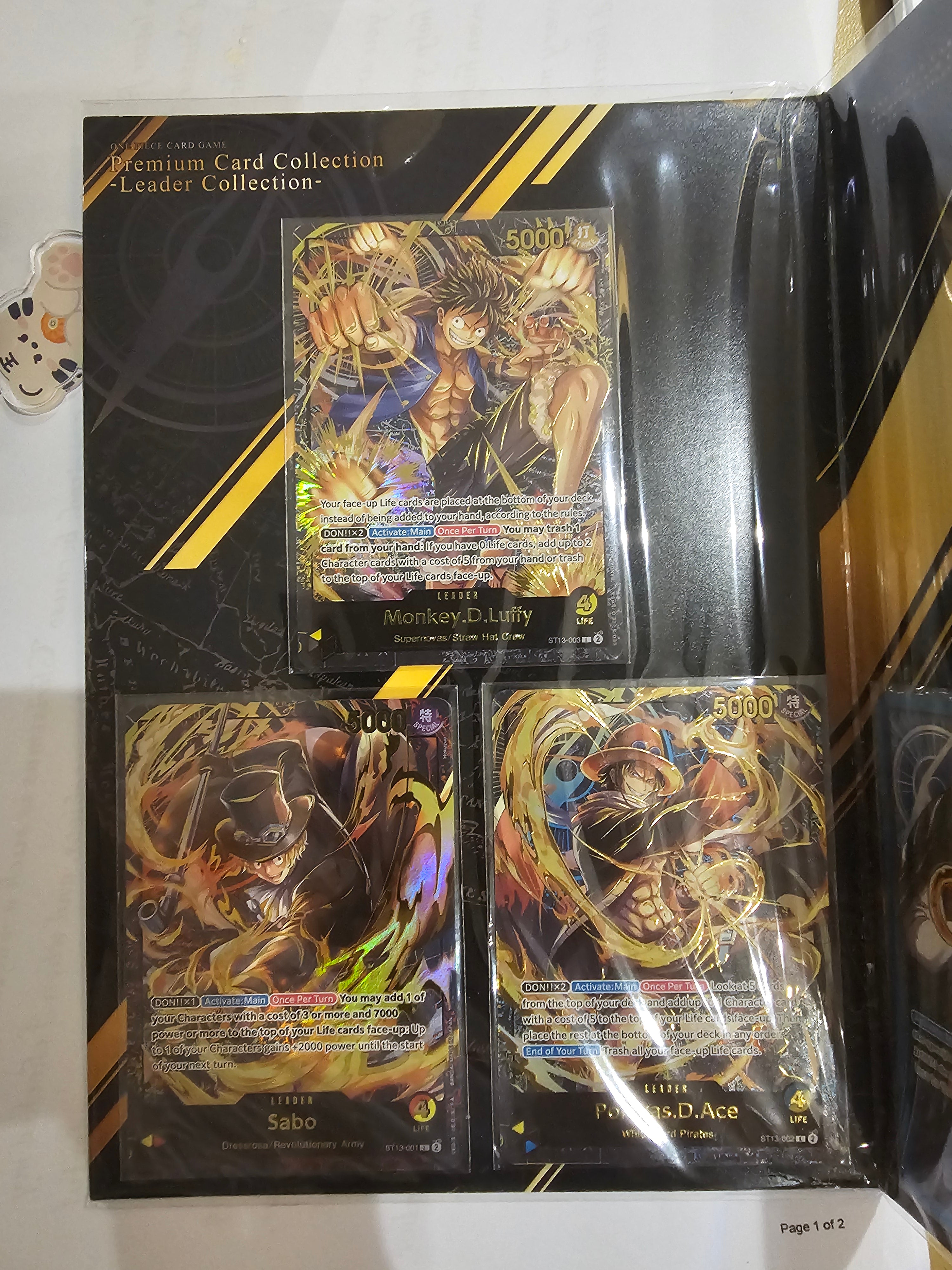 One Piece Premium Card Collection Leader Collection English