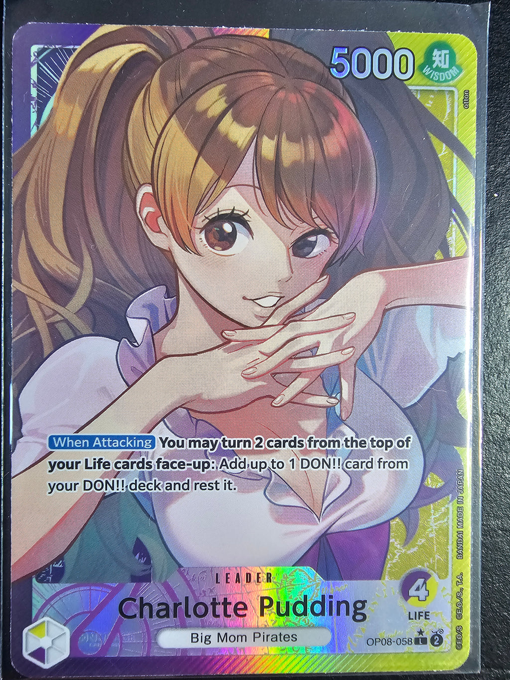 OP08-058 Charlotte Pudding Alt Art