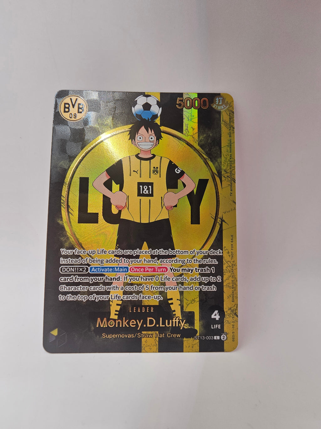 ST13-003 BVB Luffy Promo