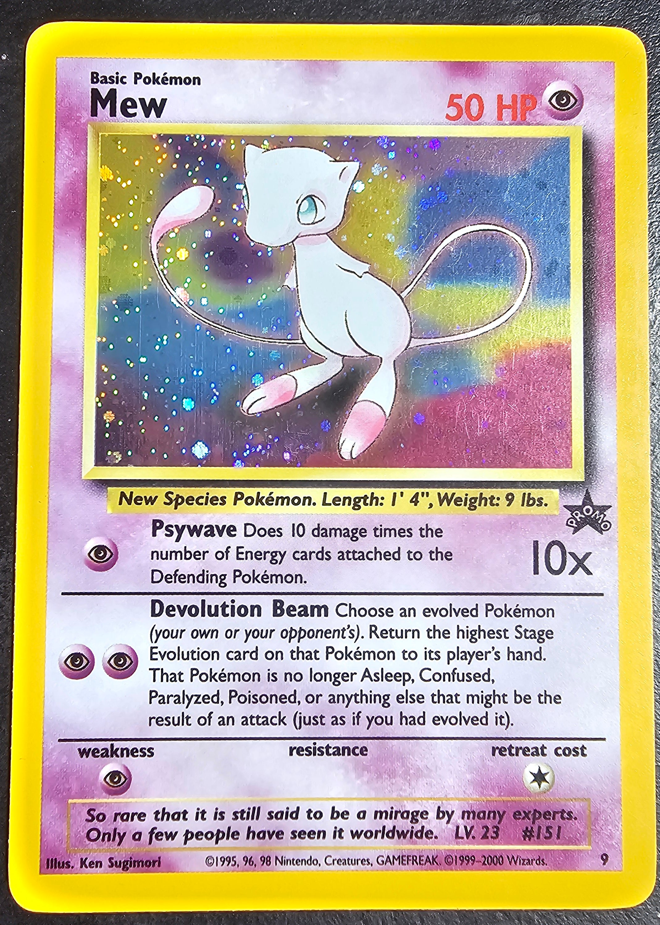 WoTC Promo Mew 9 LP
