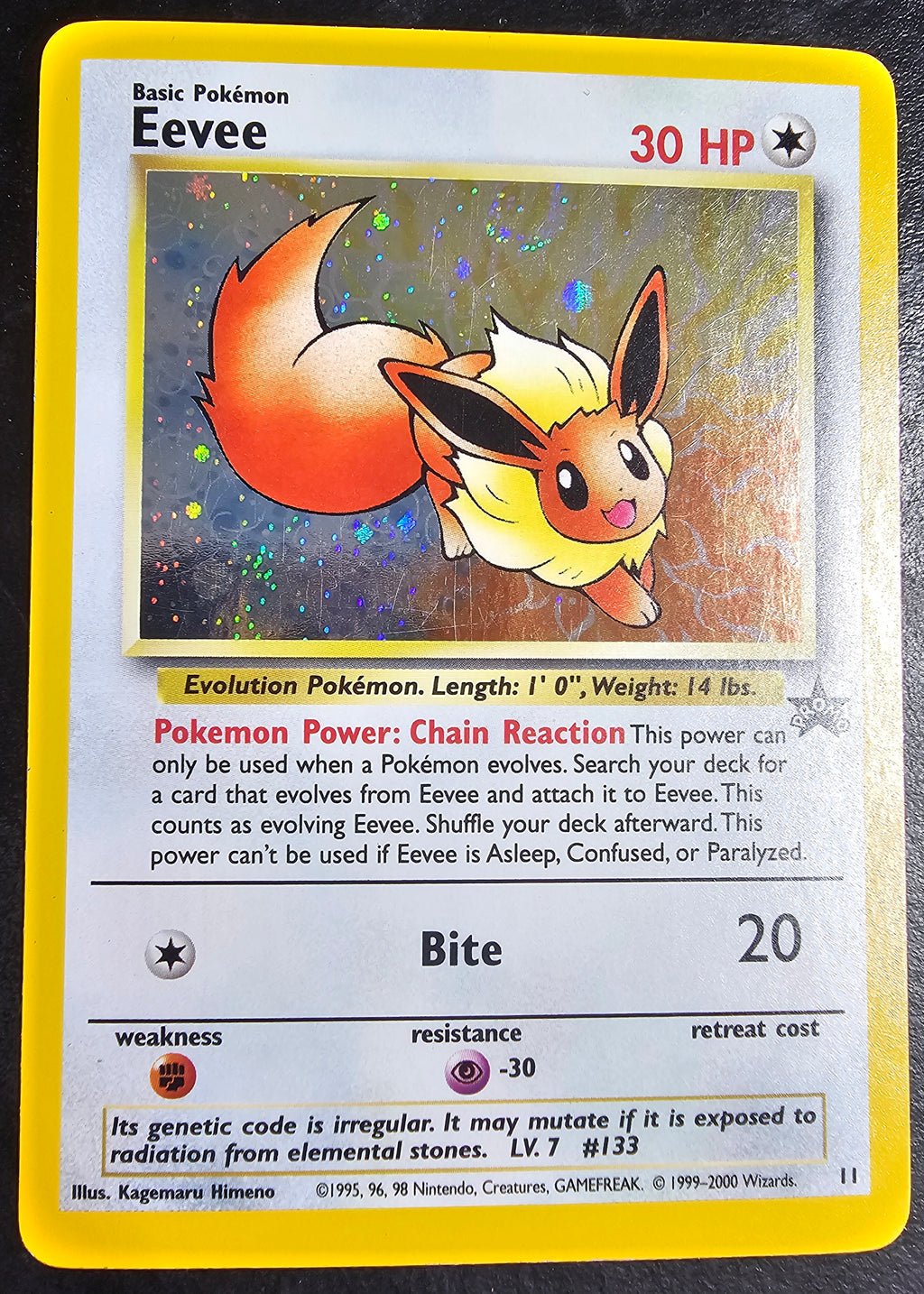 WoTC Promo Eevee 11 LP