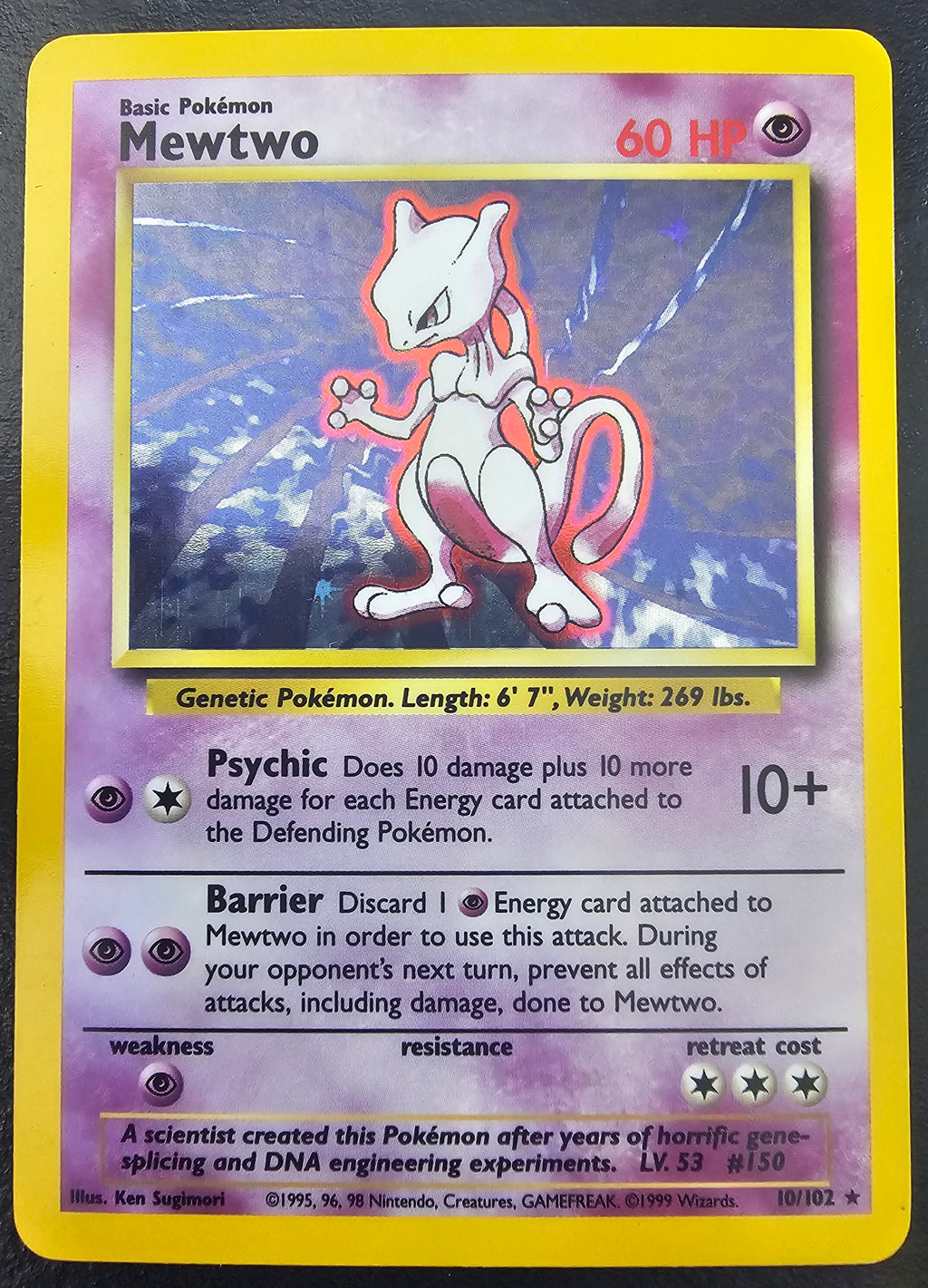 Base Set Unlimited Mew 10 - NM-LP