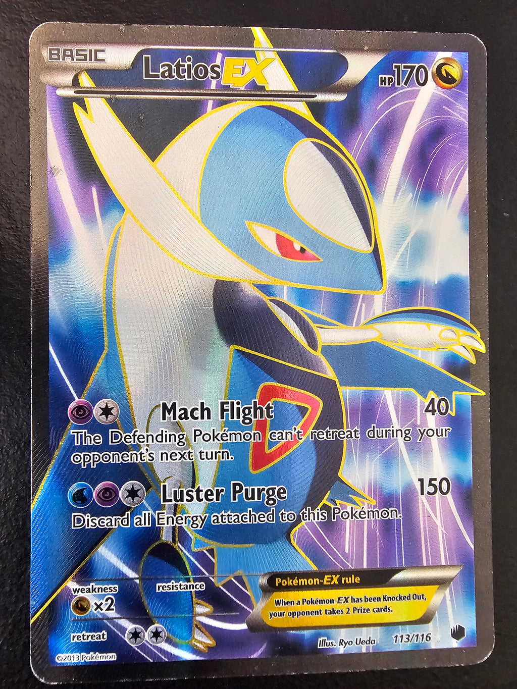 Plasma Freeze Latios Ex 113  - HP-DMG