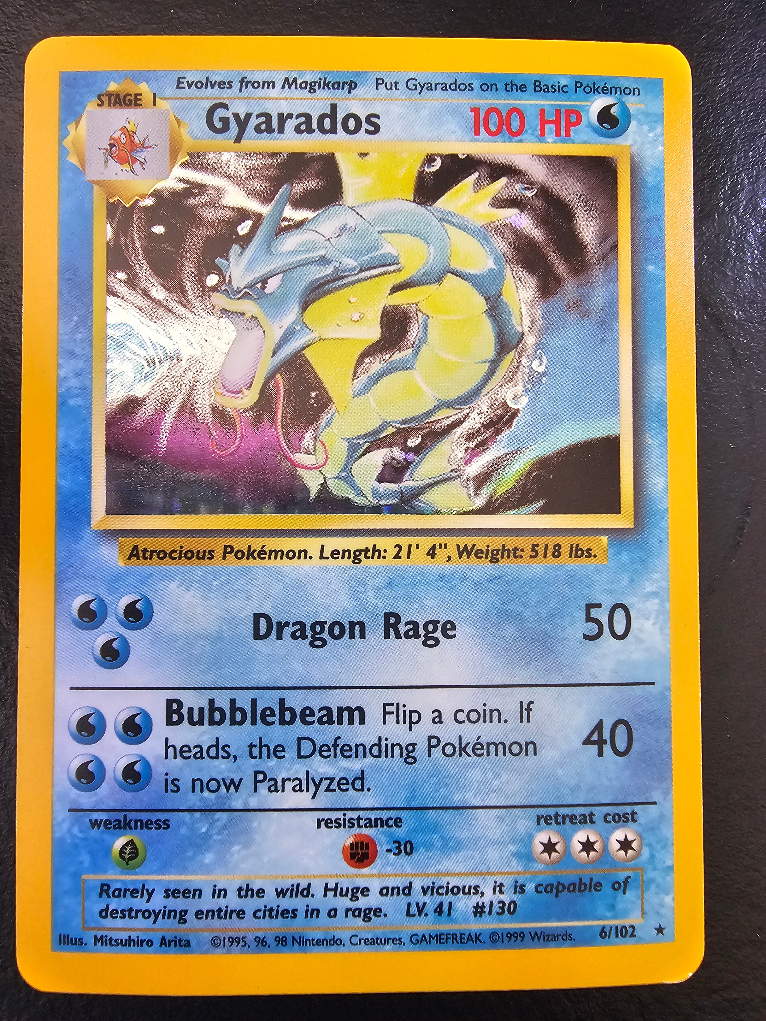 Base Set Gyarados 6 - MP