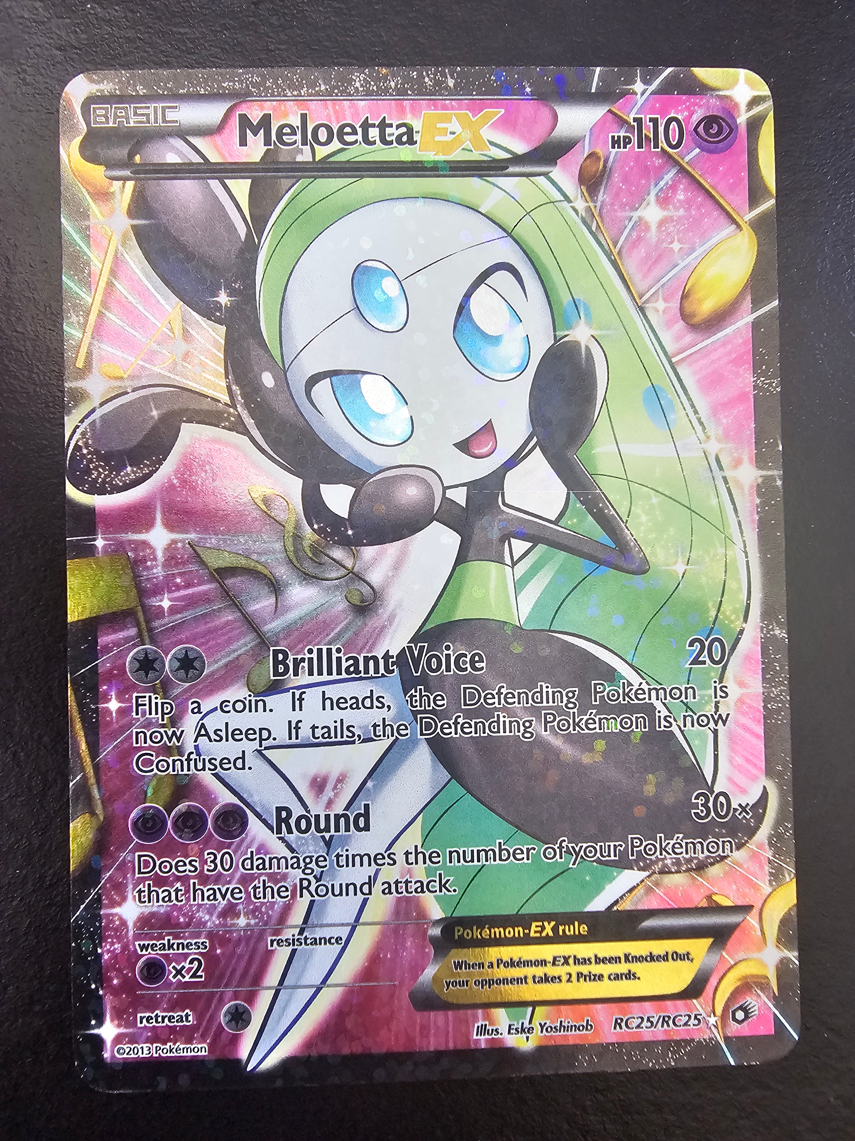 Legendary Treasures: Radiant Collection Meloetta Ex RC25 - MP