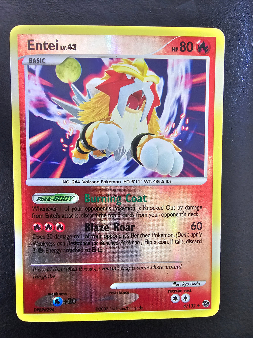 Secret Wonders Entei 4 Holo - LP