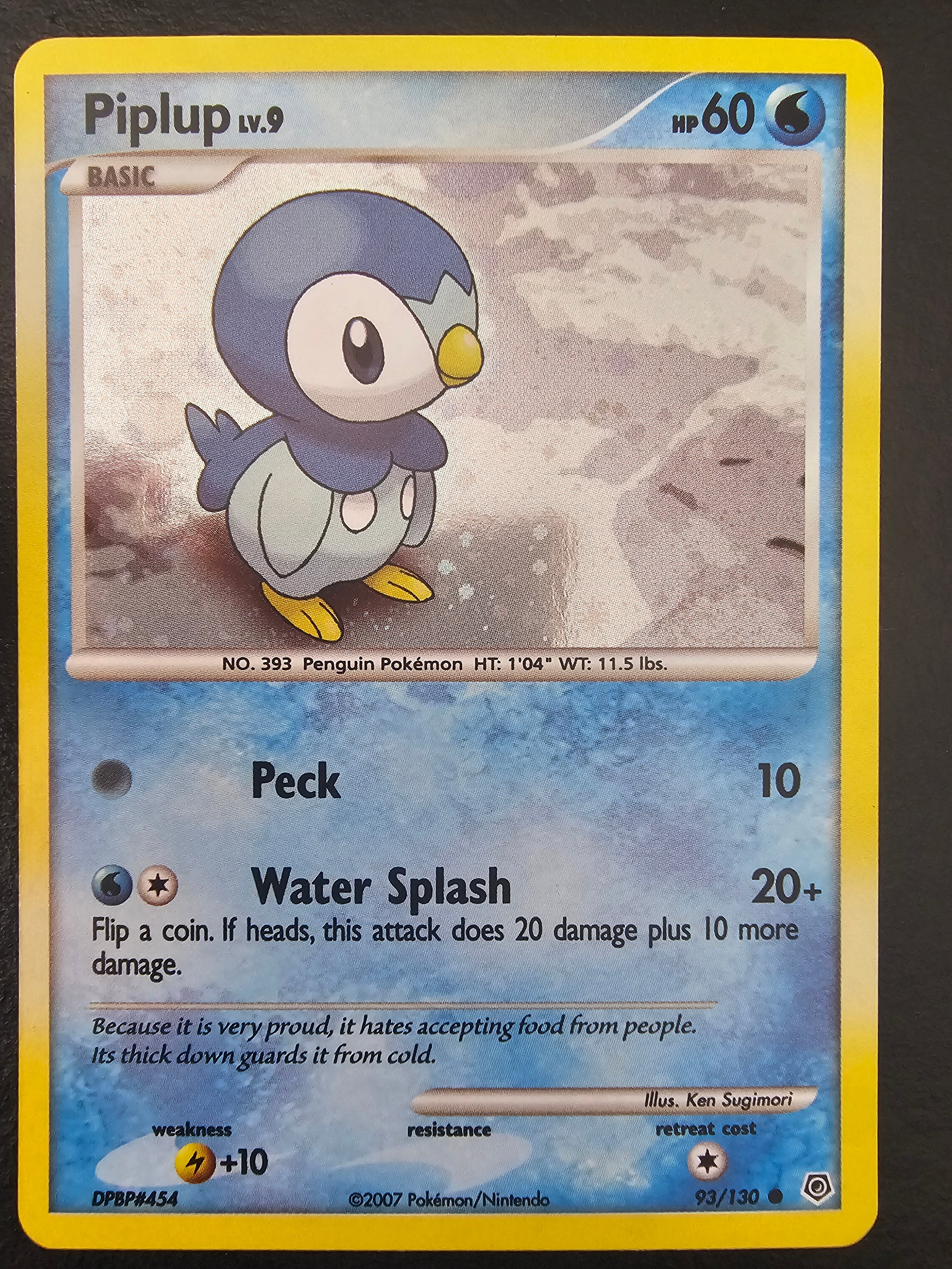 Promo Piplup 93/130 Cosmos Holo - LP