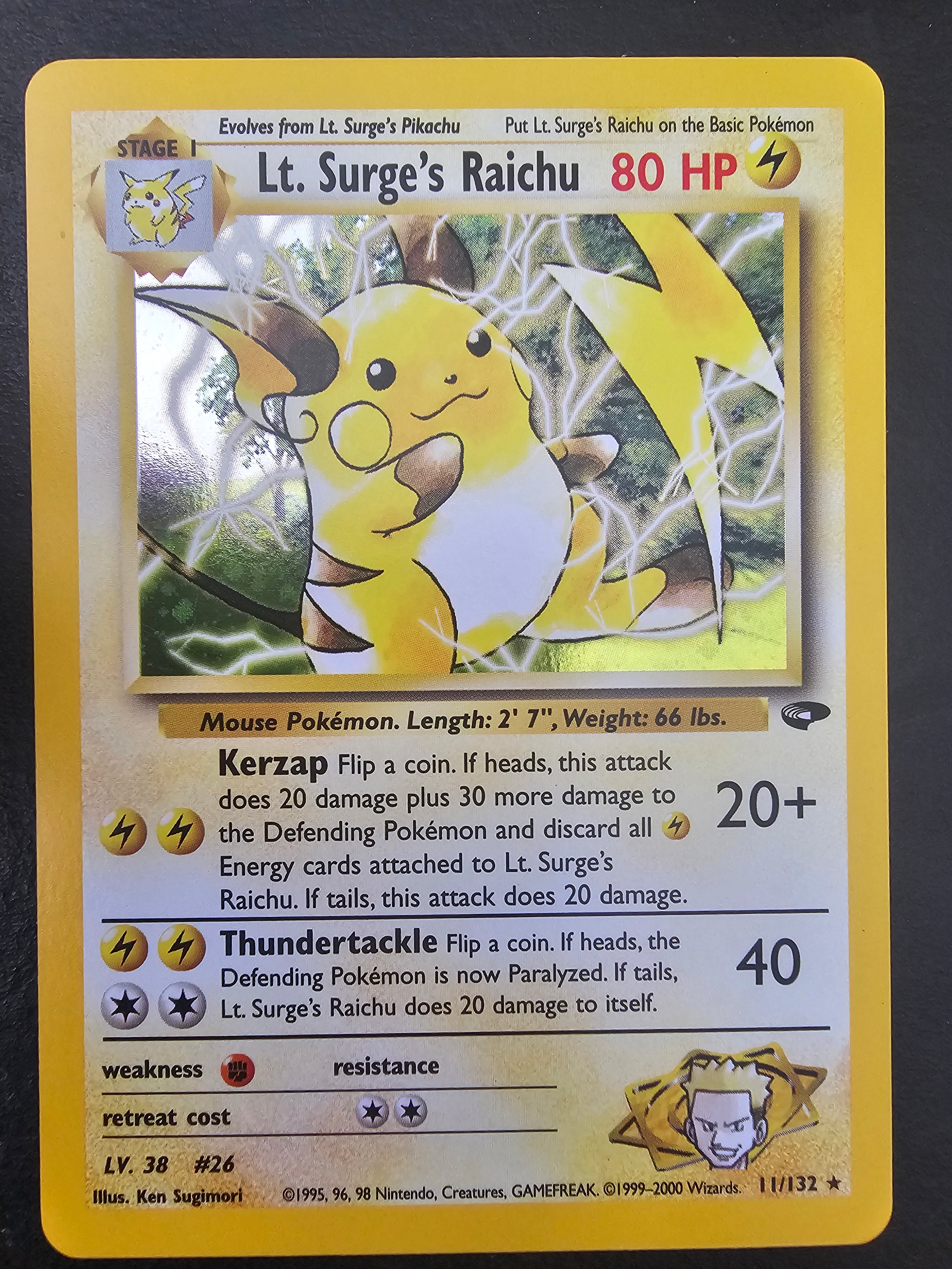 Gym Challenge LT. Surge's Raichu 11