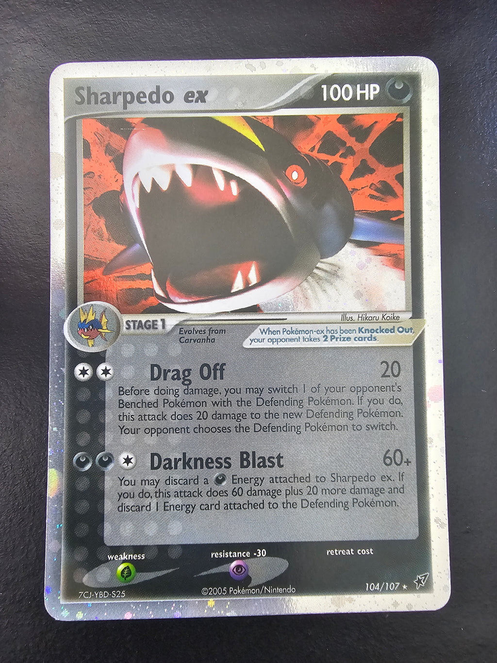EX Deoxys Sharpedo ex 104 - LP