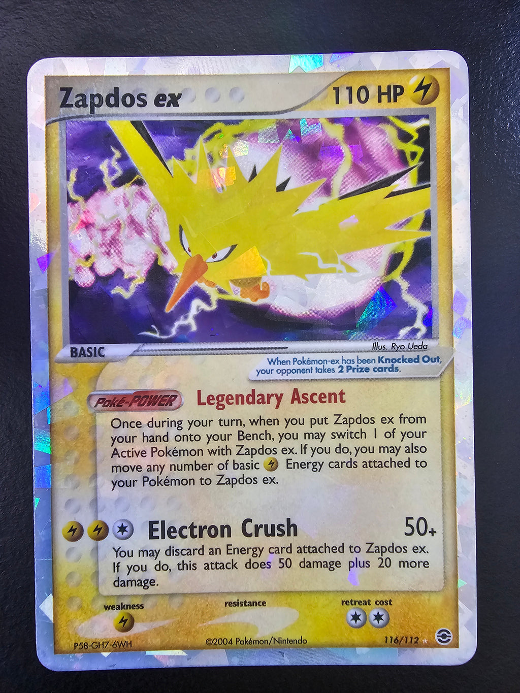 EX FireRed & LeafGreen Zapdos EX 116 - MP