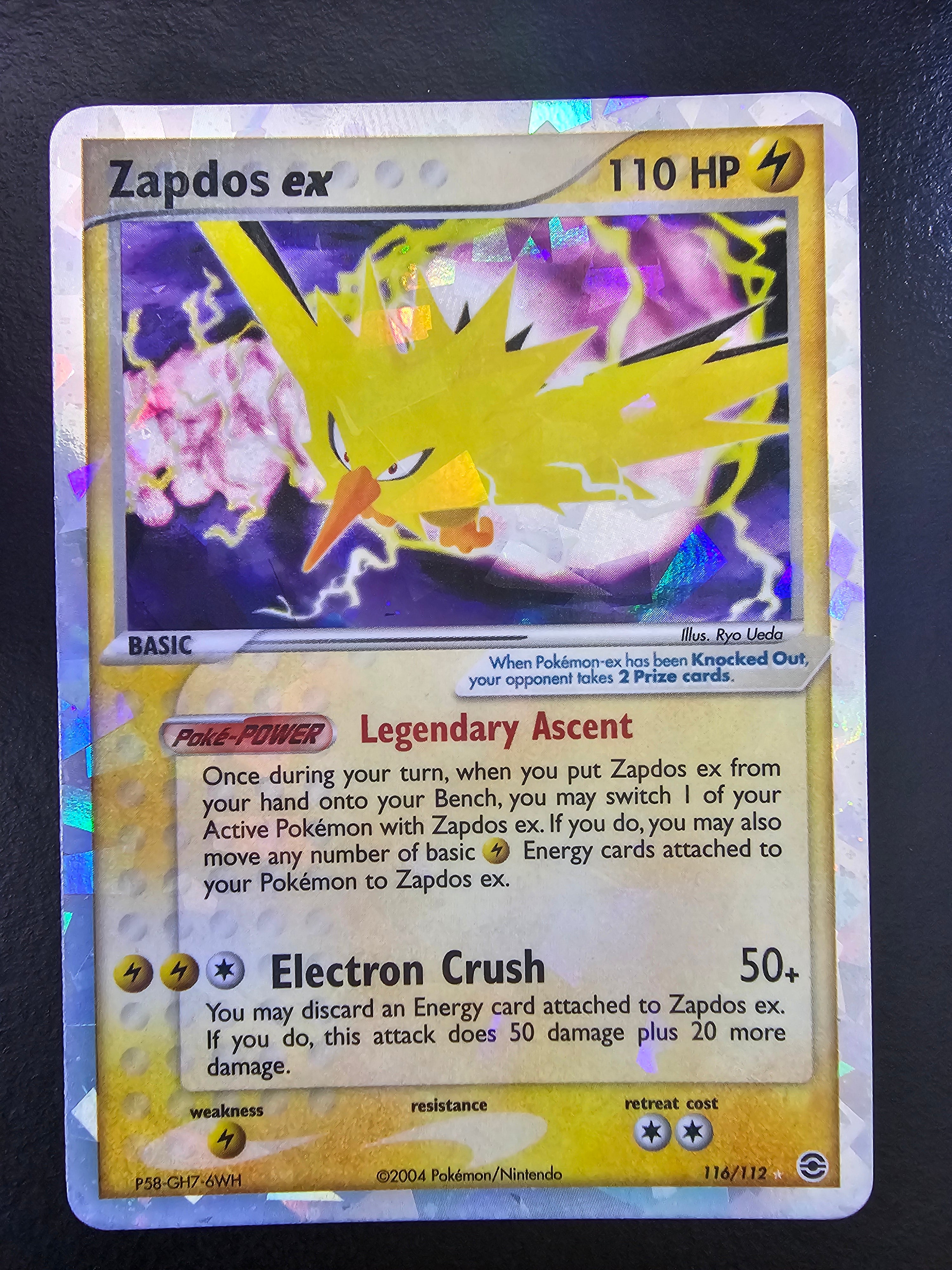EX FireRed & LeafGreen Zapdos EX 116 - MP