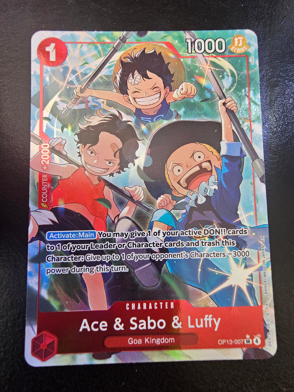 OP13-007 Ace & Sabo & Luffy Alt Art