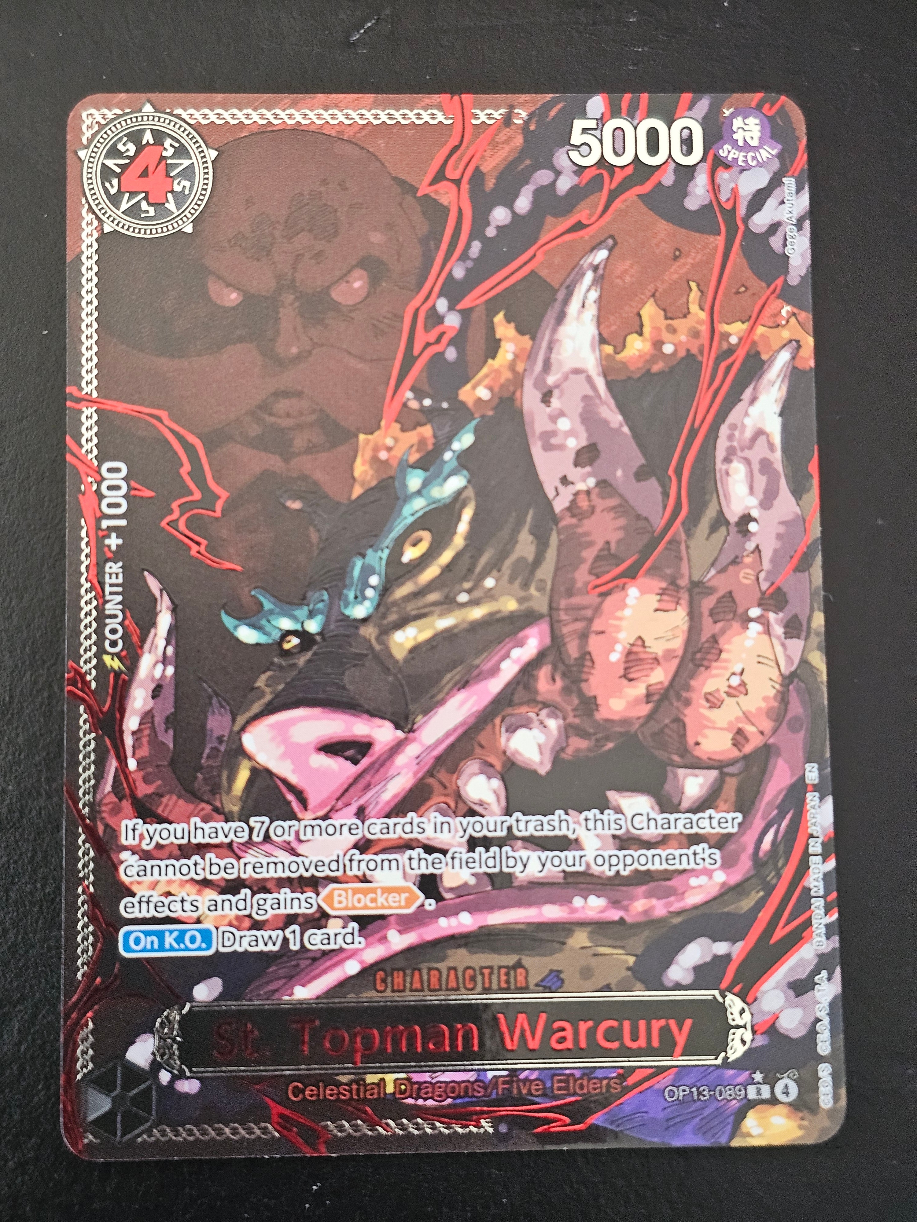 OP13-089 St. Topman Warcury Alt Art