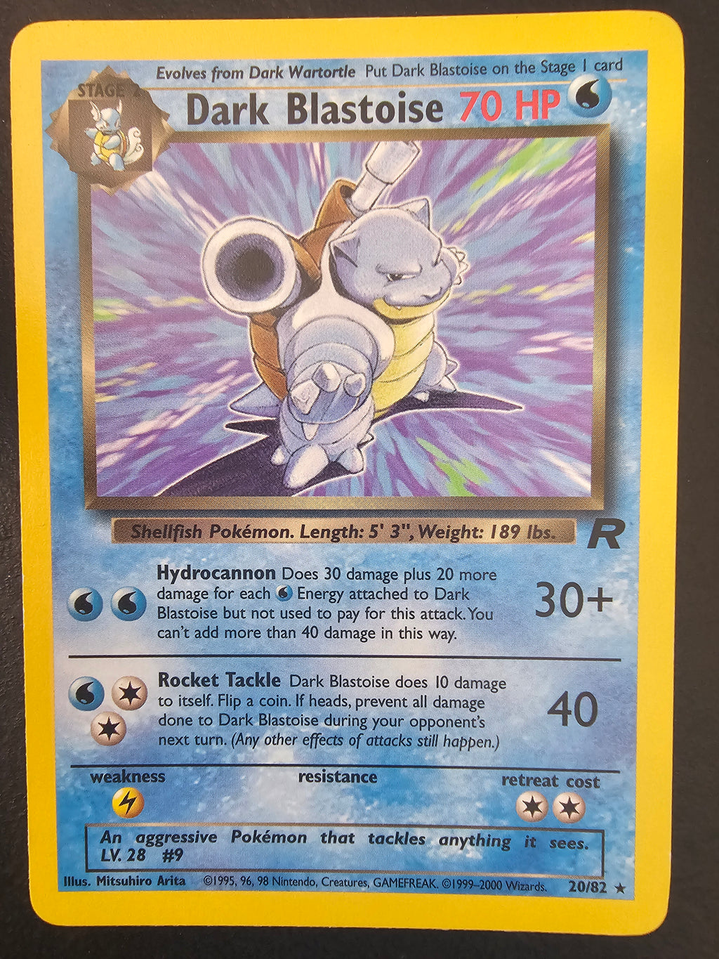 Team Rocket Dark Blastoise 20 - MP
