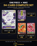 [Pre-order] ONE PIECE Card Game × NIKE Collaboration Card Complete Set – 34 Cards | Japanese ONEPIECE Single Card