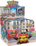 Pokémon TCG Lumiose City Mini Tin Display, 10 factory-sealed tins — PlayVault UAE