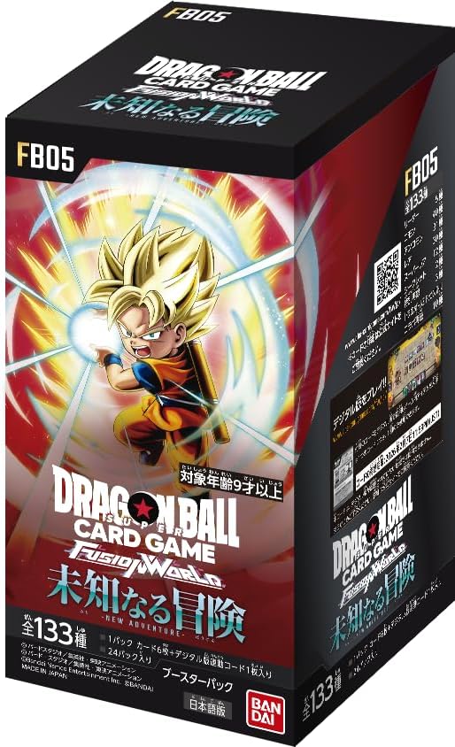 Dragon Ball Fusion World Booster Box | New Adventure [FB05] - Japanese