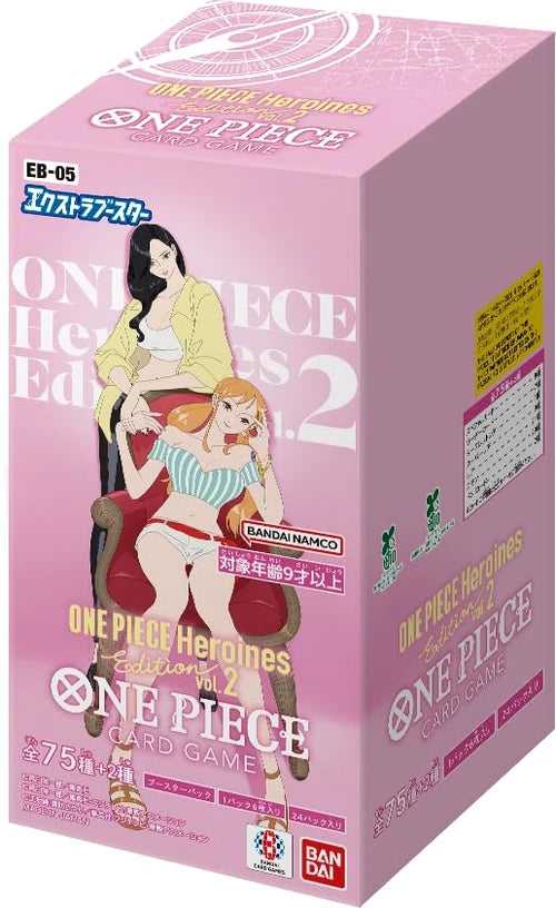 One Piece Card Game EB-05 Heroines Edition Vol.2 Japanese booster box, factory sealed — PlayVault UAE