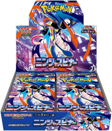 Ninja Spinner M4 Japanese Pokemon TCG booster box with Mega Greninja ex, factory sealed — PlayVault UAE