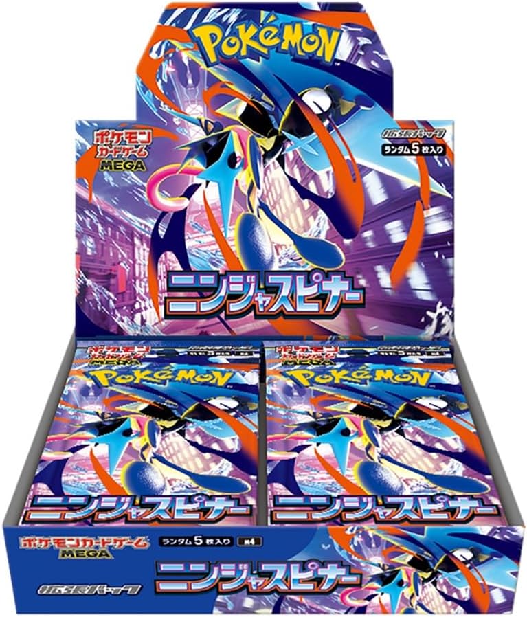 Ninja Spinner (M4) Booster Box (Japanese) | 30 Packs | Mega Greninja ex