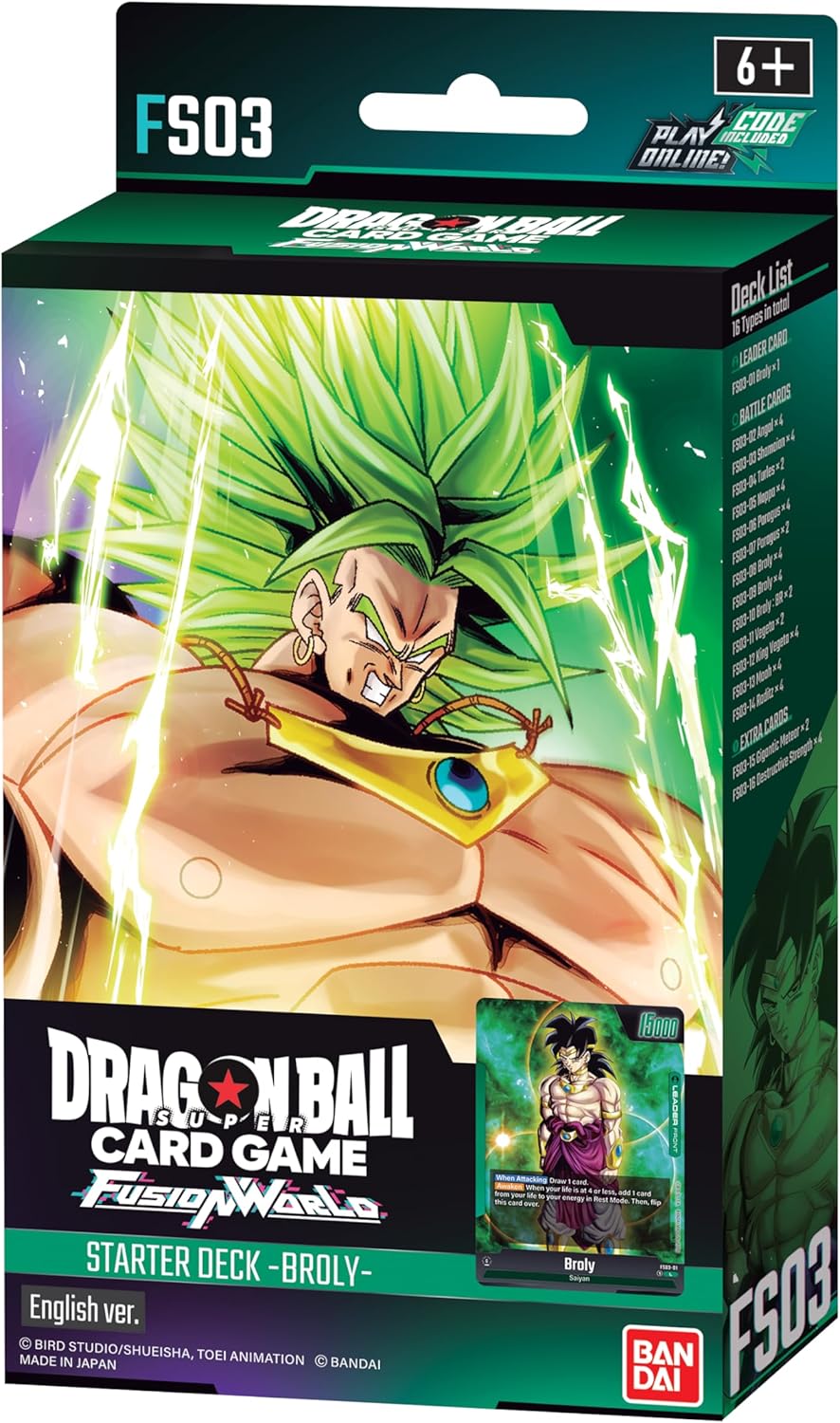 Dragon Ball Fusion World FS03 Broly Starter Deck (English)