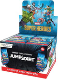 MTG Marvel Super Heroes Jumpstart booster box, 24 packs, factory sealed — PlayVault UAE