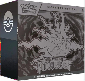 Pitch Black Elite Trainer Box, English Pokemon TCG ME05, factory sealed — PlayVault UAE