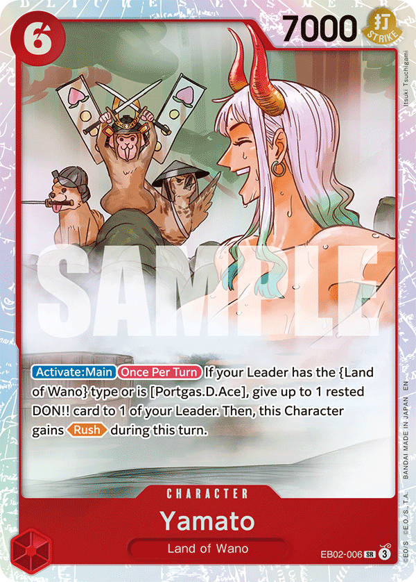 EB02-006 Yamato — One Piece TCG single card, PlayVault UAE