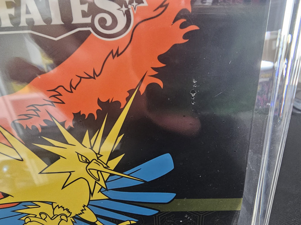 Pokémon Hidden Fates Elite Trainer Box with protective acrylic display case — PlayVault UAE