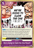 OP07-077 We're going to claim the One Piece