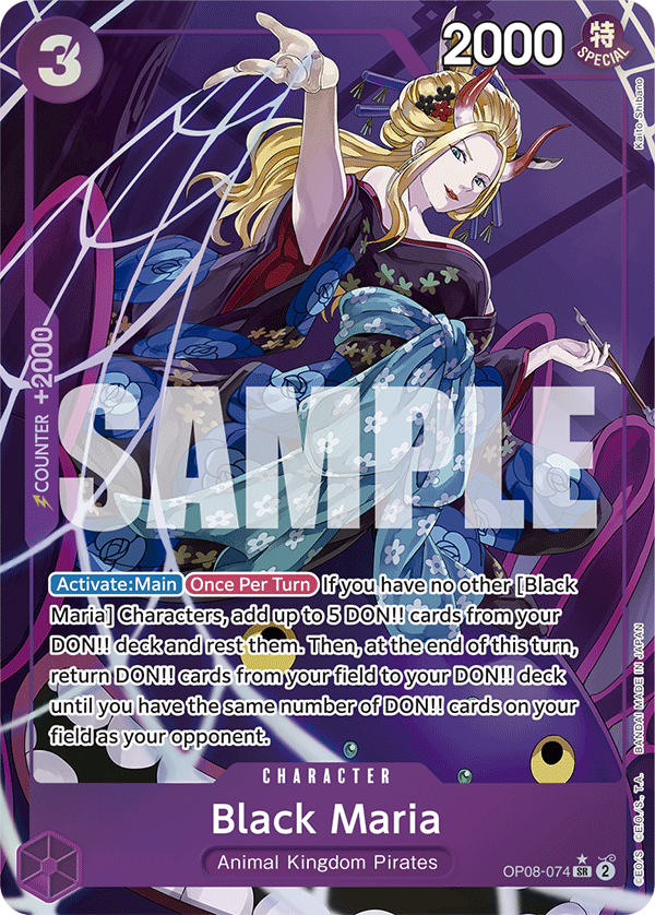 OP08-074 Black Maria Alt Art