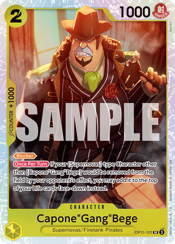 OP11-101 Capone "Gang" Bege