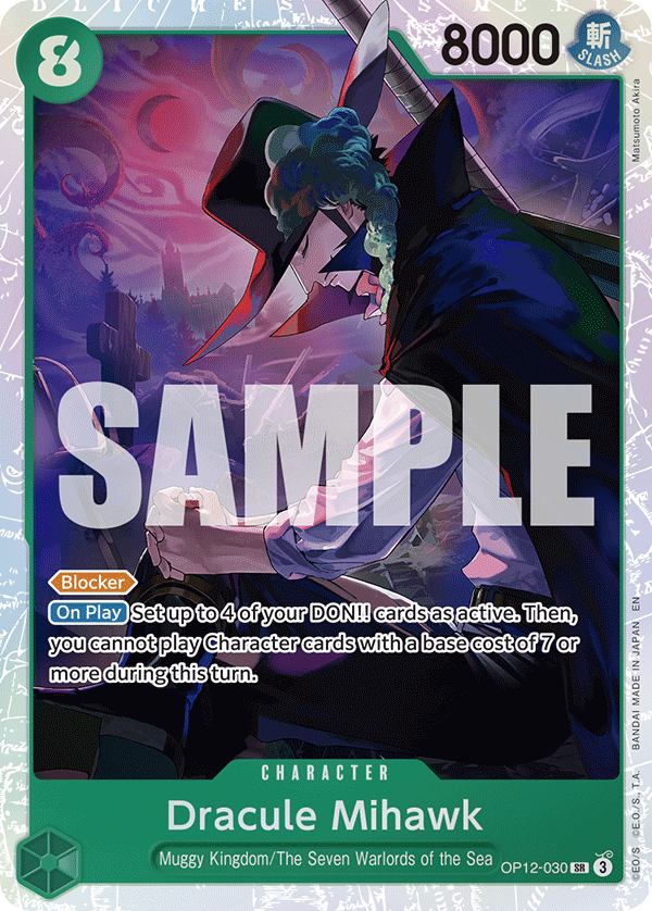 OP12-030 Dracule Mihawk