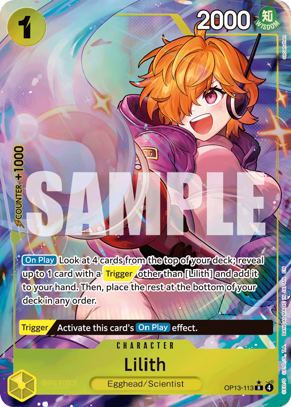 OP13-113 Lilith Alt Art