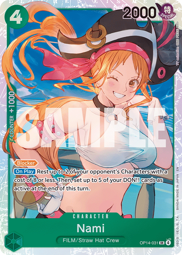 OP14-031 Nami — One Piece TCG single card, PlayVault UAE