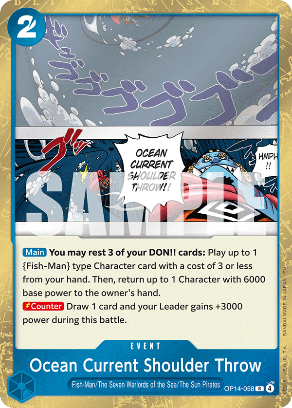 OP14-058 Ocean Current Shoulder Throw