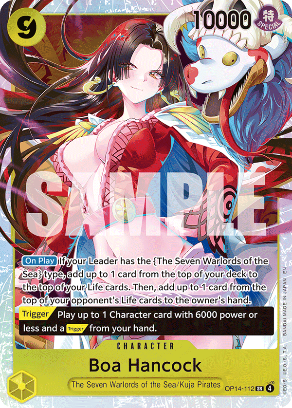 OP14-112 Boa Hancock — One Piece TCG single card, PlayVault UAE