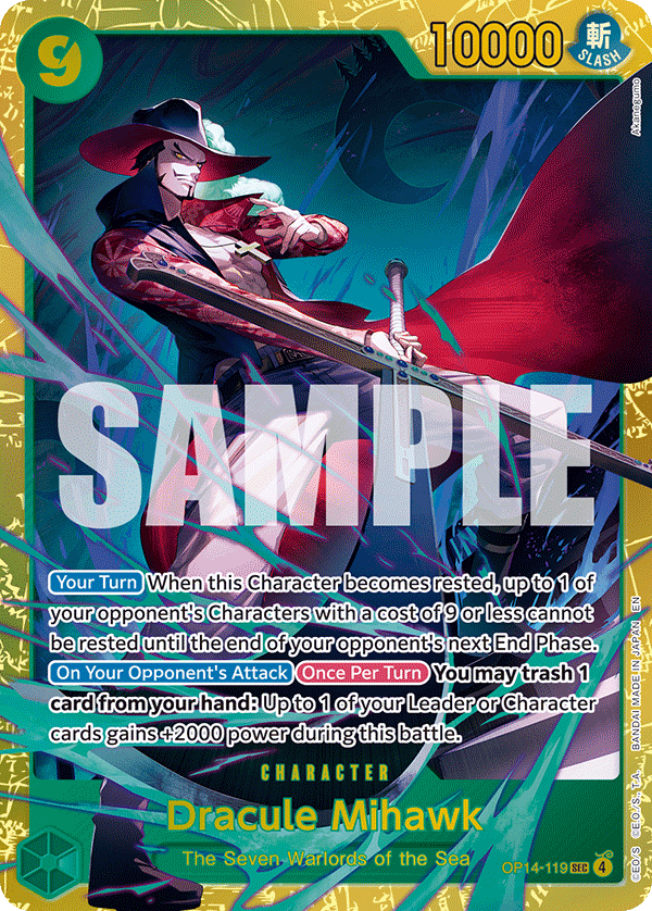 OP14-119 Dracule Mihawk