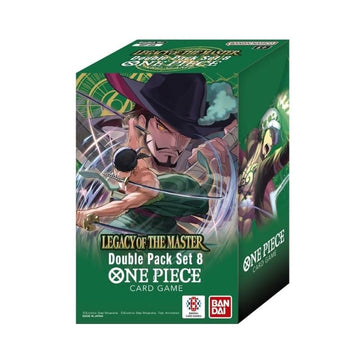 One Piece Card Game Double Pack Set Vol. 8 DP-08, OP-12 Legacy of the Master, English, factory sealed — PlayVault UAE