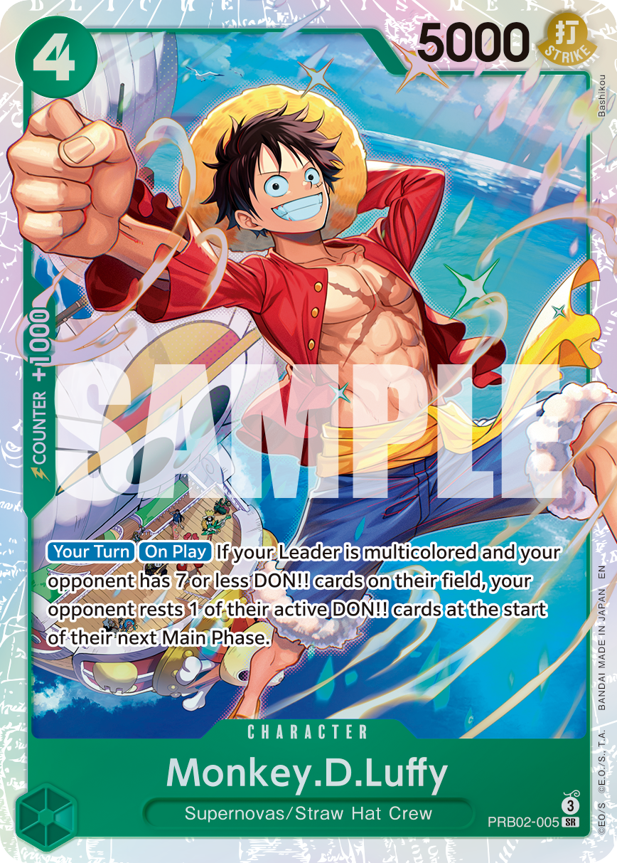 PRB02-005 Monkey.D.Luffy