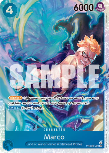 Marco PRB02-008 — One Piece TCG single card, PlayVault UAE