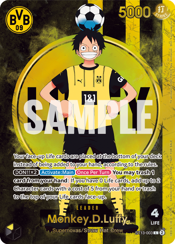 ST13-003 BVB Luffy Promo