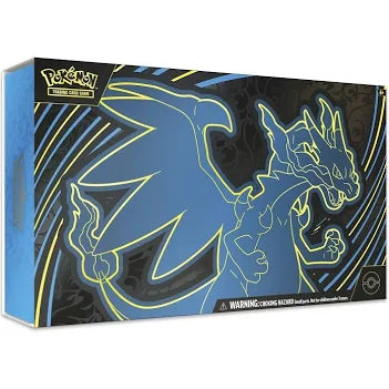 Mega Charizard X ex Ultra Premium Collection box, sealed with minor outer packaging damage — PlayVault UAE